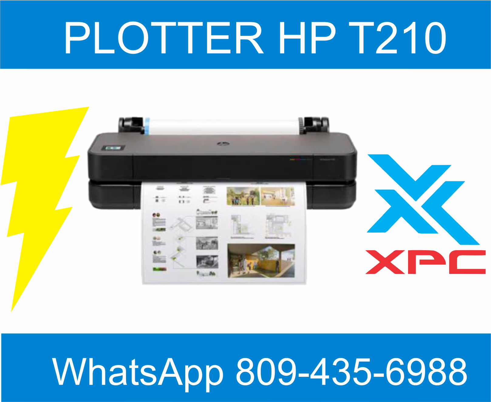 ventas de plotter HP T210
